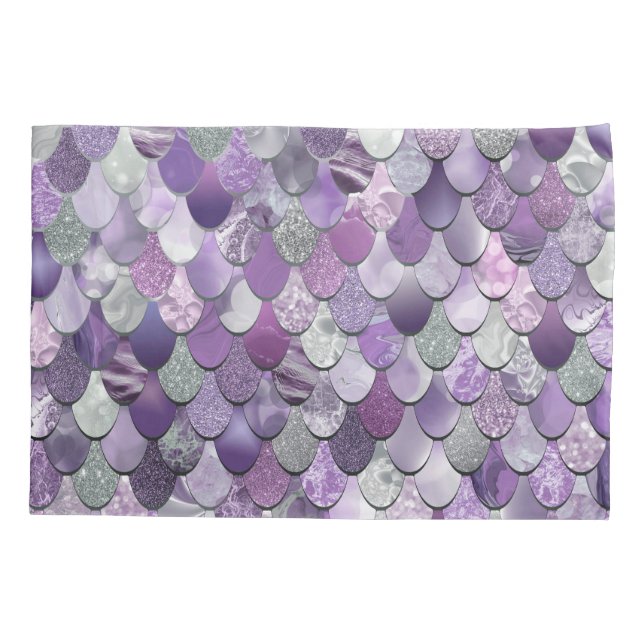 Meerjungfrau-Bettwäsche, Kissenbezug (Rückseite)