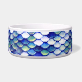 Meerjungfrau-blaues Haut-Muster Napf
