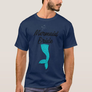 Meerjungfrau Braut, meerjungfrau, braut,Lustiger J T-Shirt