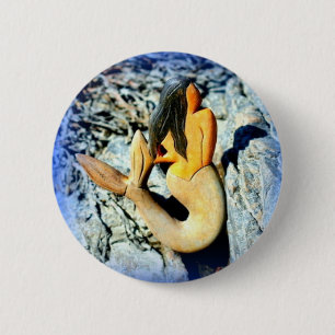 Meerjungfrau Button