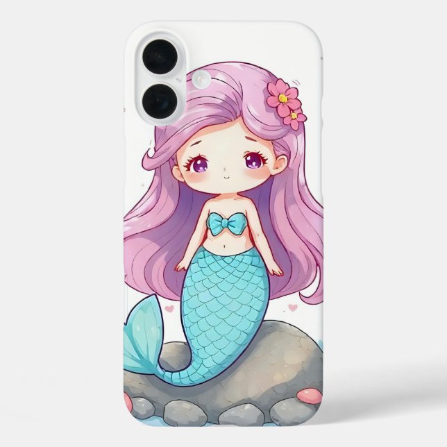 Meerjungfrau Case-Mate iPhone Hülle (Rückseite)