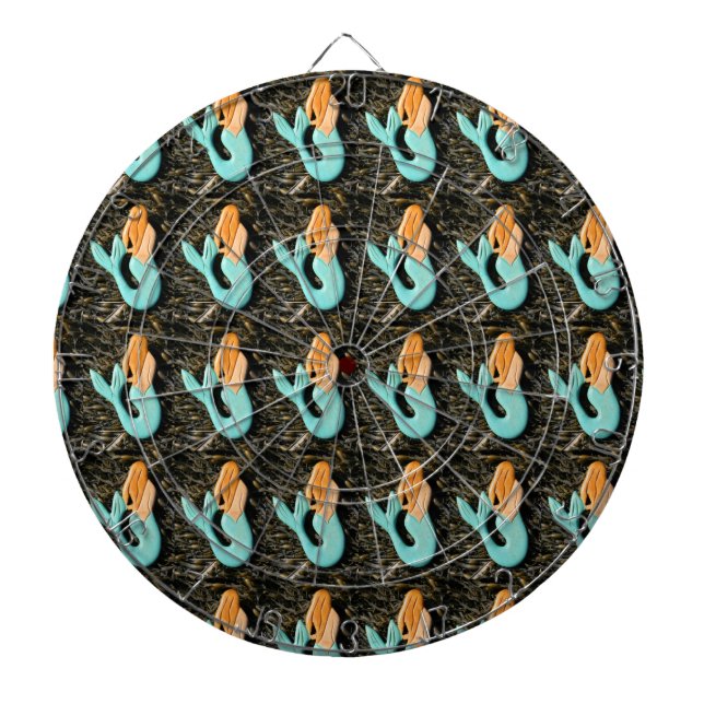 Meerjungfrau-Dartboard Dartscheibe (vorne)