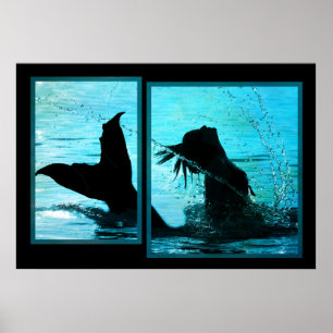 Meerjungfrau-Druck Poster