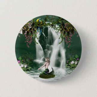 Meerjungfrau-Duschen-Button Button