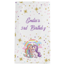 Meerjungfrau-Einhorn-Geschenktüte aus Papier Kleine Geschenktüte