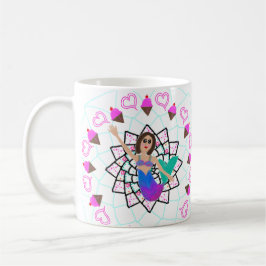 Meerjungfrau-Eiscreme-Prinzessin Personalized Kaffeetasse