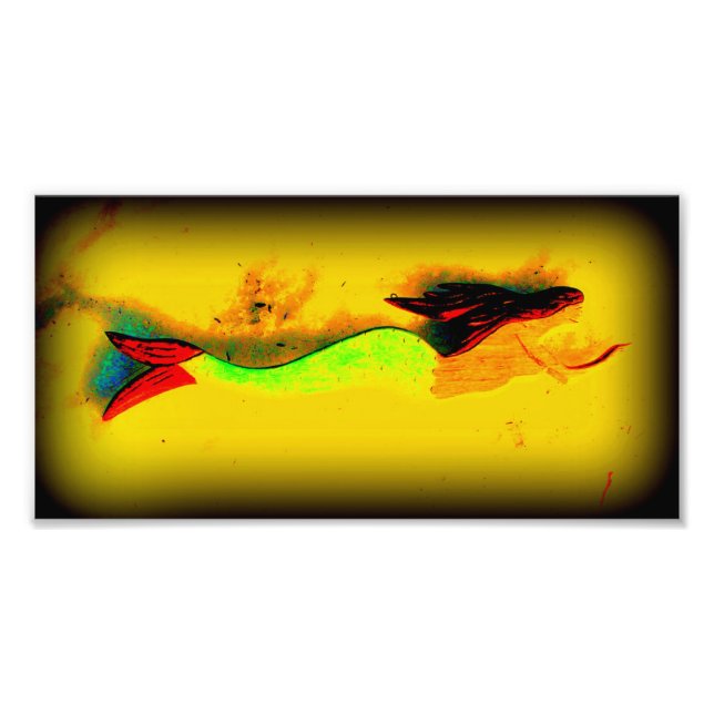 Meerjungfrau-Foto Fotodruck (Vorne)