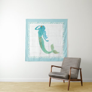 Meerjungfrau-Freunde IV Wandteppich