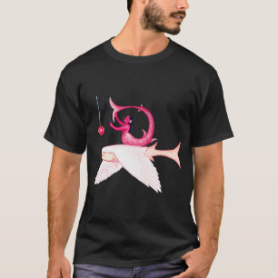 Meerjungfrau - Garten der irdischen Freuden - Blau T-Shirt
