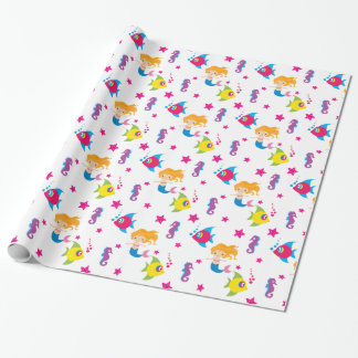 Meerjungfrau Geschenkpapier