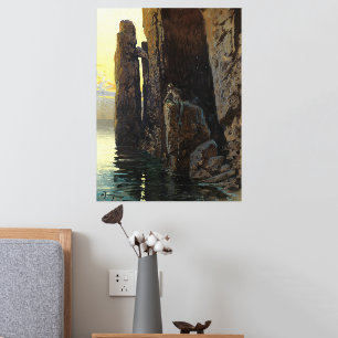 Meerjungfrau Girl Bare & Lurking Wünsche Foliendrucke