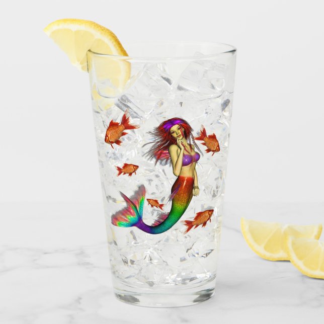 MEERJUNGFRAU GLAS (Vorderseite Ice)