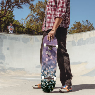 Meerjungfrau Glitter Bokeh Glam 1 Skateboard