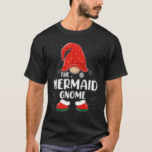 Meerjungfrau Gnom Büffel Kariert passende Familien T-Shirt