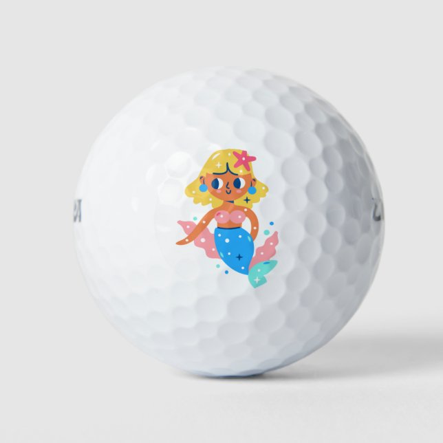 Meerjungfrau Golfball (Vorderseite)