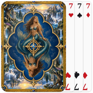 Meerjungfrau, Gothic-Fantasy-Monster Spielkarten