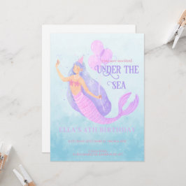 Meerjungfrau im Rahmen der Geburtstagspartei