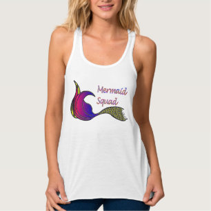 Meerjungfrau in lebhaften Farben Tank Top