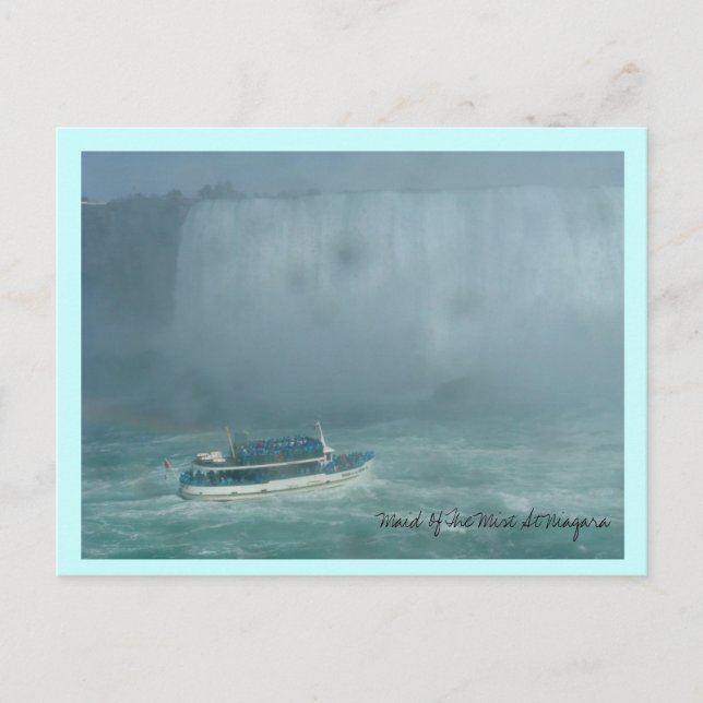 Meerjungfrau in Niagara Postkarte (Vorderseite)
