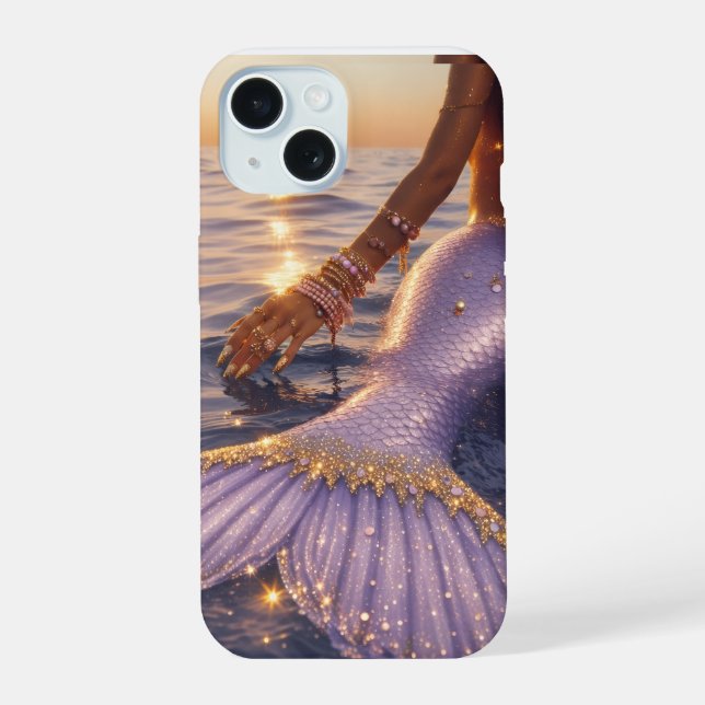 Meerjungfrau iPhone 15 Hülle  (Rückseite)