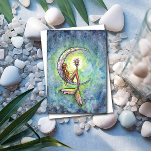 Meerjungfrau Karte von Molly Harrison Mermaid Moon