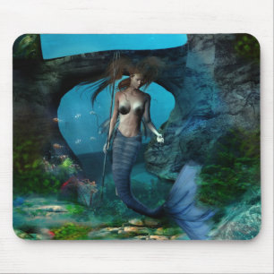 Meerjungfrau-Königin - unter dem Meer Mousepad