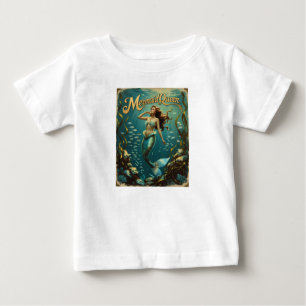 Meerjungfrau Königin Unterwasser Kleinkind Mädchen Baby T-shirt