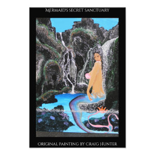 Meerjungfrau-Lagune Fotodruck