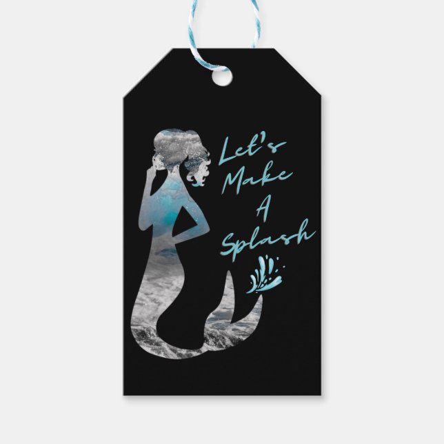 Meerjungfrau Lasst uns einen Schlag machen Geschenkanhänger (Vorderseite)