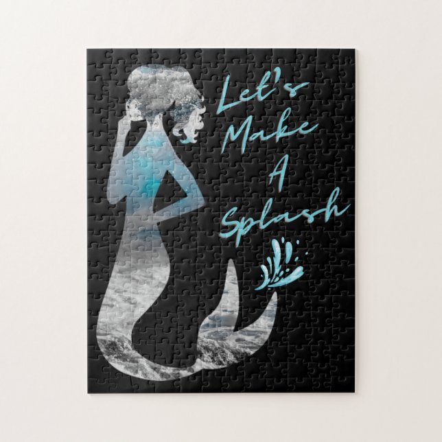 Meerjungfrau Lasst uns einen Schlag machen Puzzle (Vertikal)