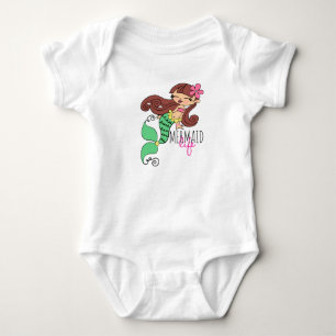 Meerjungfrau Leben Baby-Body Baby Strampler