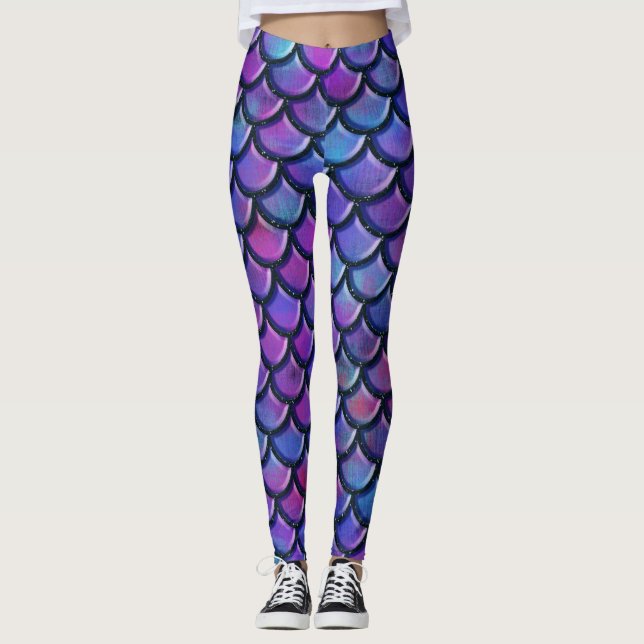Meerjungfrau-Leggings Leggings (Vorderseite)