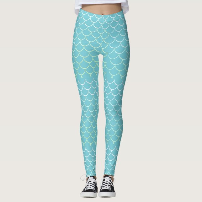Meerjungfrau-Leggings Leggings (Vorderseite)
