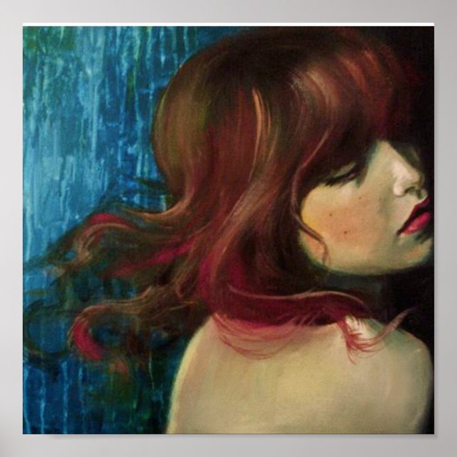 Meerjungfrau (Leinwand) Poster (Vorne)