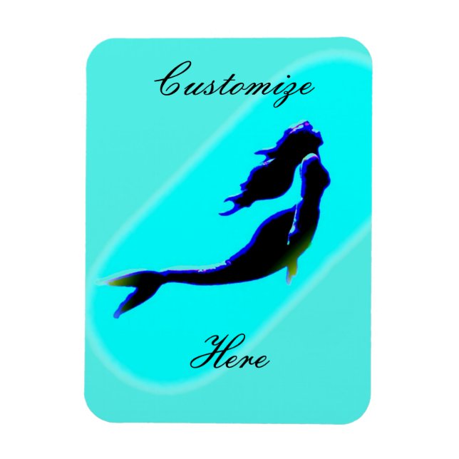 Meerjungfrau Magnet (Vertikal)