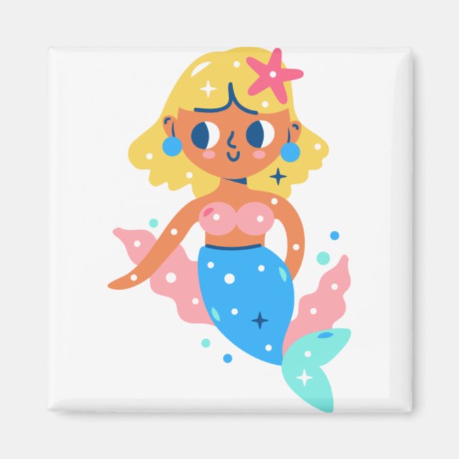 Meerjungfrau Magnet (Vorne)