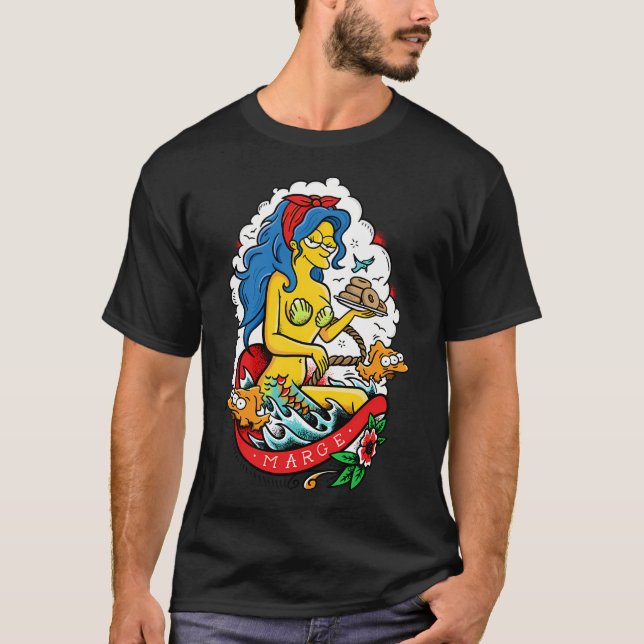 Meerjungfrau Marge T-Shirt (Vorderseite)
