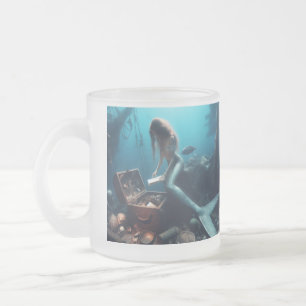 Meerjungfrau Mattglastasse