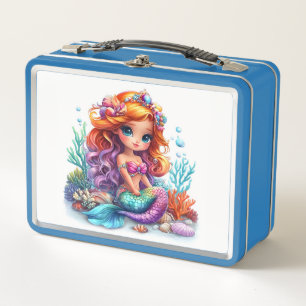 Meerjungfrau Metall Lunchbox