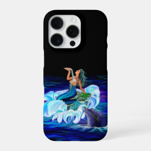 Meerjungfrau mit Delfin iPhone 16 Pro Hülle