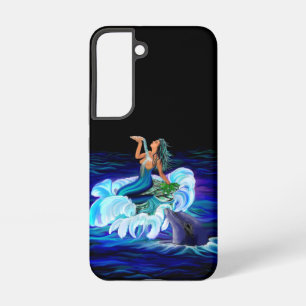 Meerjungfrau mit Delfin Samsung Galaxy Hülle