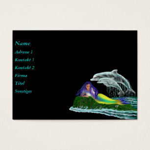 Meerjungfrau mit Delphinen