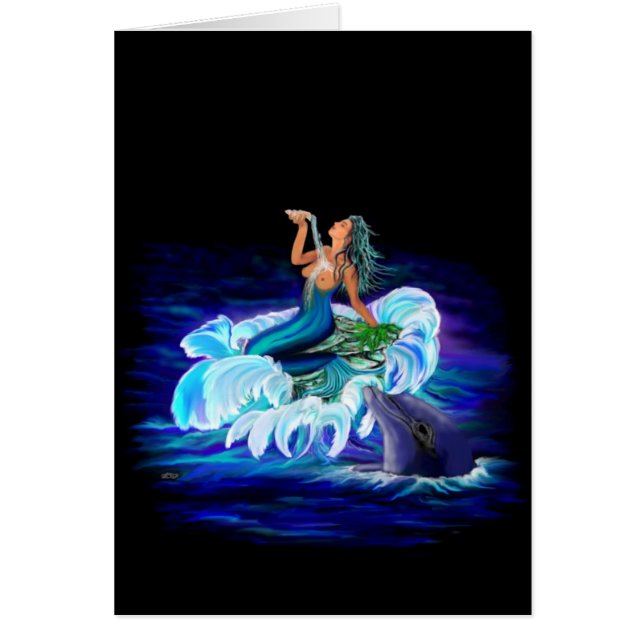 Meerjungfrau mit Dolphin (Vorne)