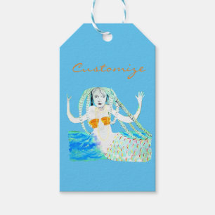 Meerjungfrau mit Dreadlocks Thunder_Cove Geschenkanhänger