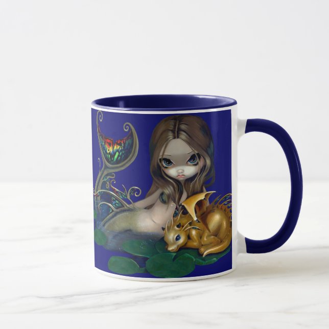 "Meerjungfrau mit ein goldener Drache-" der Tasse (Rechts)