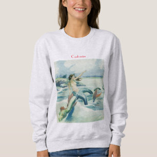 Meerjungfrau mit fließendem Thunder_Cove Sweatshirt