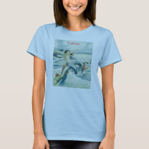 Meerjungfrau mit fließendem Thunder_Cove T-Shirt