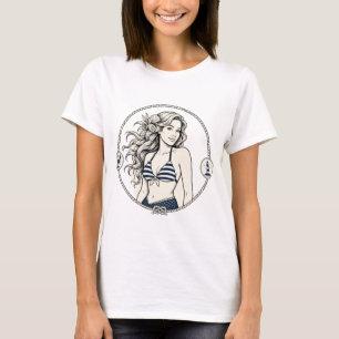 Meerjungfrau mit Hummern T-Shirt