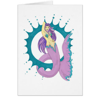 Meerjungfrau mit Kreis