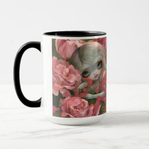 "Meerjungfrau mit Rose" Tasse